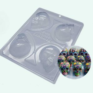Molde 3 Partes Calavera