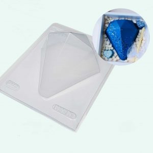 Molde 3 Partes Huevo Diamante Grande