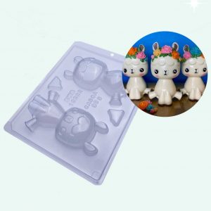 Molde 3 Partes Llama