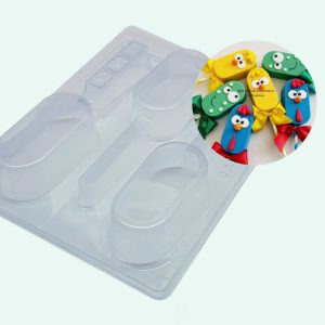 Molde 3 Partes Paleta Gourmet Lisa