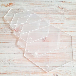 Guías Acrílico Hexagonales