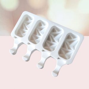 Molde Paleta Cakesicle Geométrica 4 Cavidades