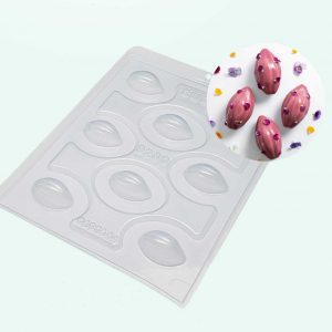 Molde 3 Partes Bombón Forma Cacao