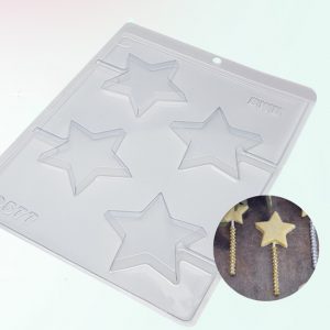 Molde Simple Paleta Lollipop Estrella