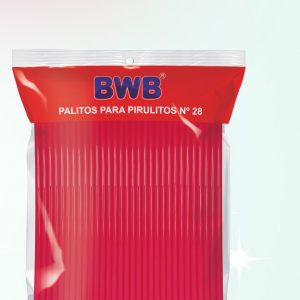 Bombillas para Pirulitos o soporte Tortas pequeñas - Rosado