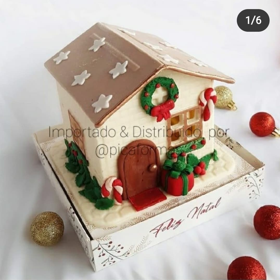 Placa Big Simple Casita Chocolate 6 cavidades - Imagen 5