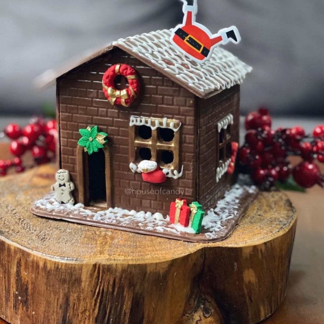 Placa Big Simple Casita Chocolate 6 cavidades - Imagen 3