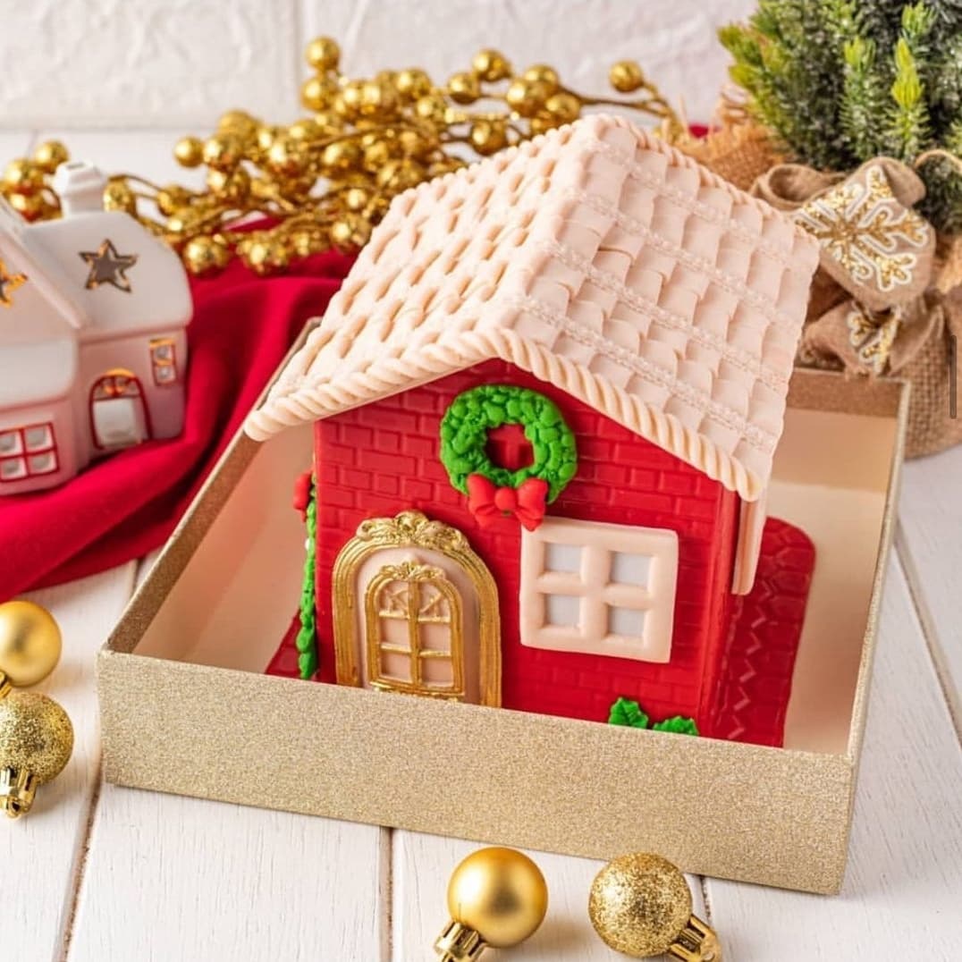 Placa Big Simple Casita Chocolate 6 cavidades - Imagen 2