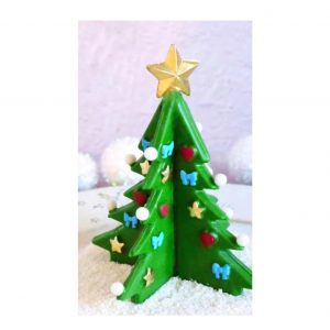 Molde Simple Árbol Navidad Plano