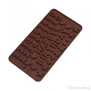 Molde Silicona Números Signos Happy Birthday