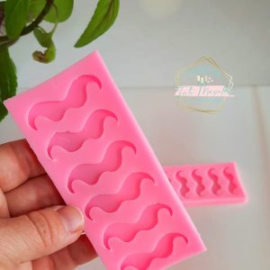 Molde Silicona Bigote Papá Pequeño