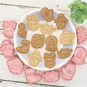 Set Cortador y Stamp Galletas de Navidad Modelo 1