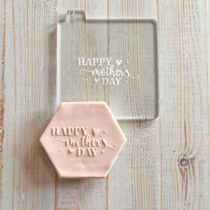 Stamp Happy Mother Day Corazones