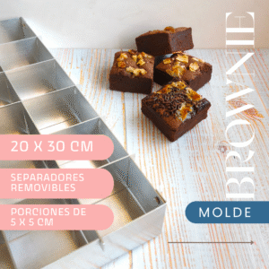 Molde Brownie 20x30 cm