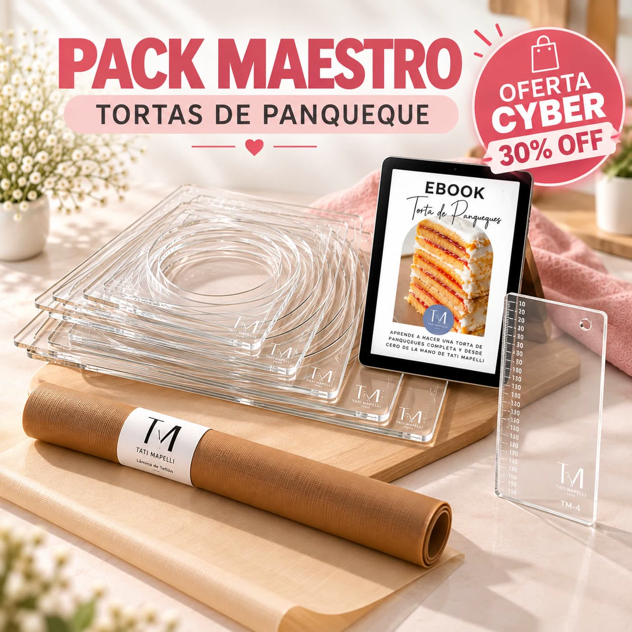 Pack Maestro Tortas de Panqueque 5 mm - Imagen 2