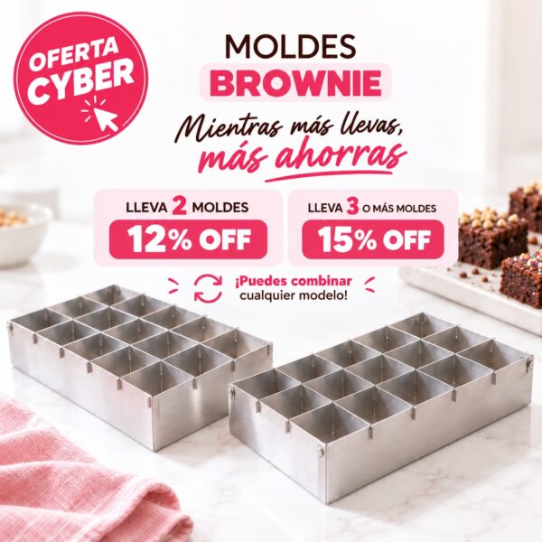 Molde Brownie 20x30 cm CYBER